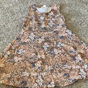 Knitworks Casual Brown and Blue Floral Dress
